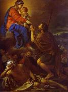 Jacques-Louis David Saint Roch Interceding with the Virgin for the Plague Stricken oil painting artist